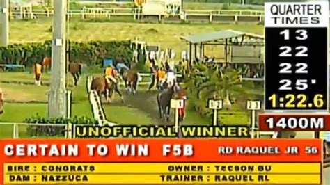 bayang karerista race result yesterday|MetroTurf Racing TV .